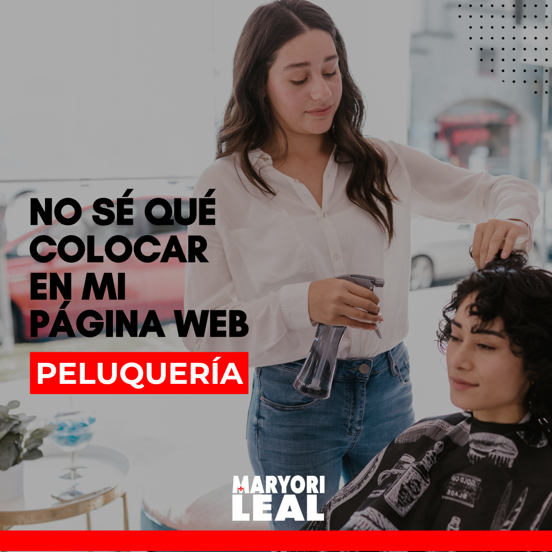No sé qué colocar en mi Página Web