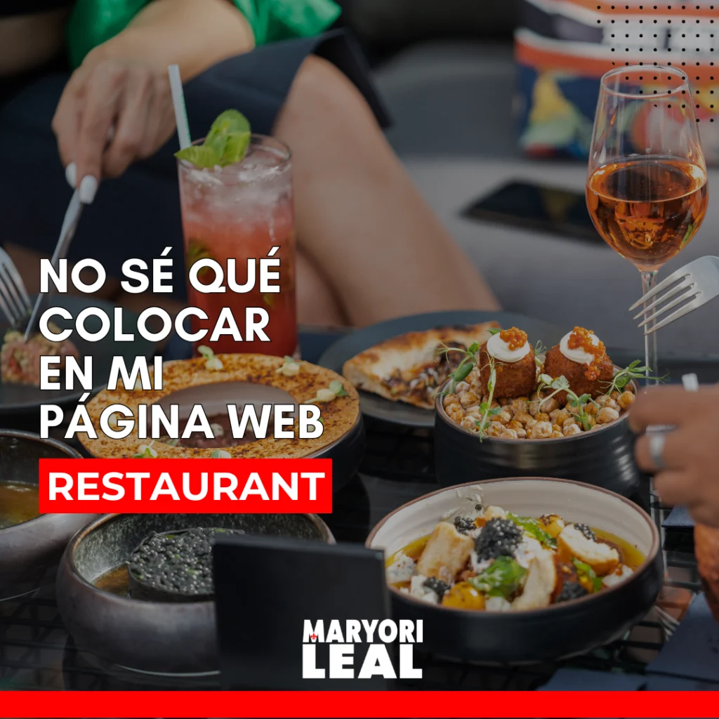 No sé qué colocar en mi Página Web