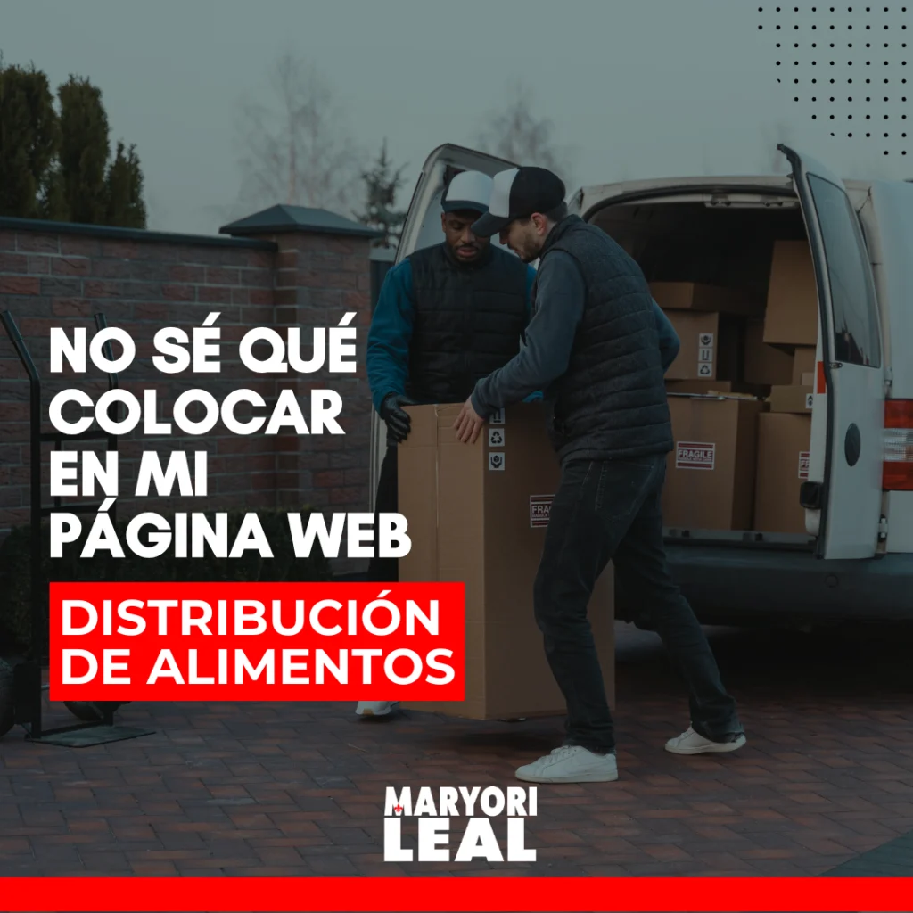 No sé qué colocar en mi Página Web