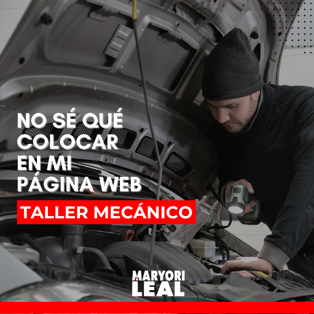 No sé qué colocar en mi Página Web