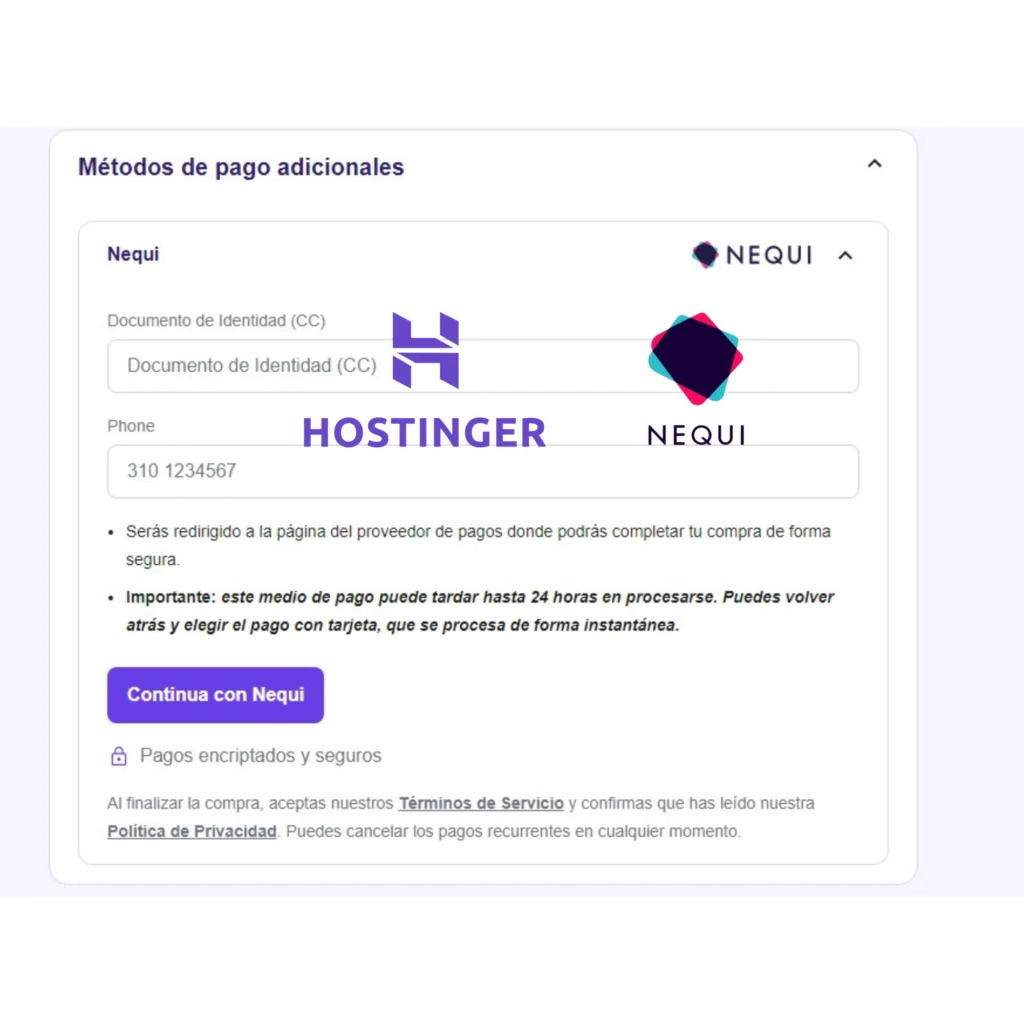 ¿Cómo pagar tu hosting con Nequi
